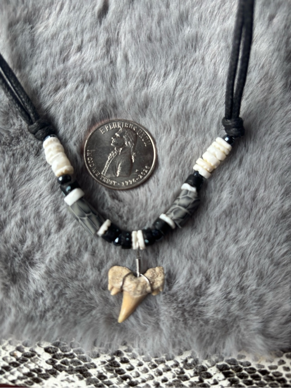 Kona Hawaii Shark Tooth necklace , new, surf shop souvenir